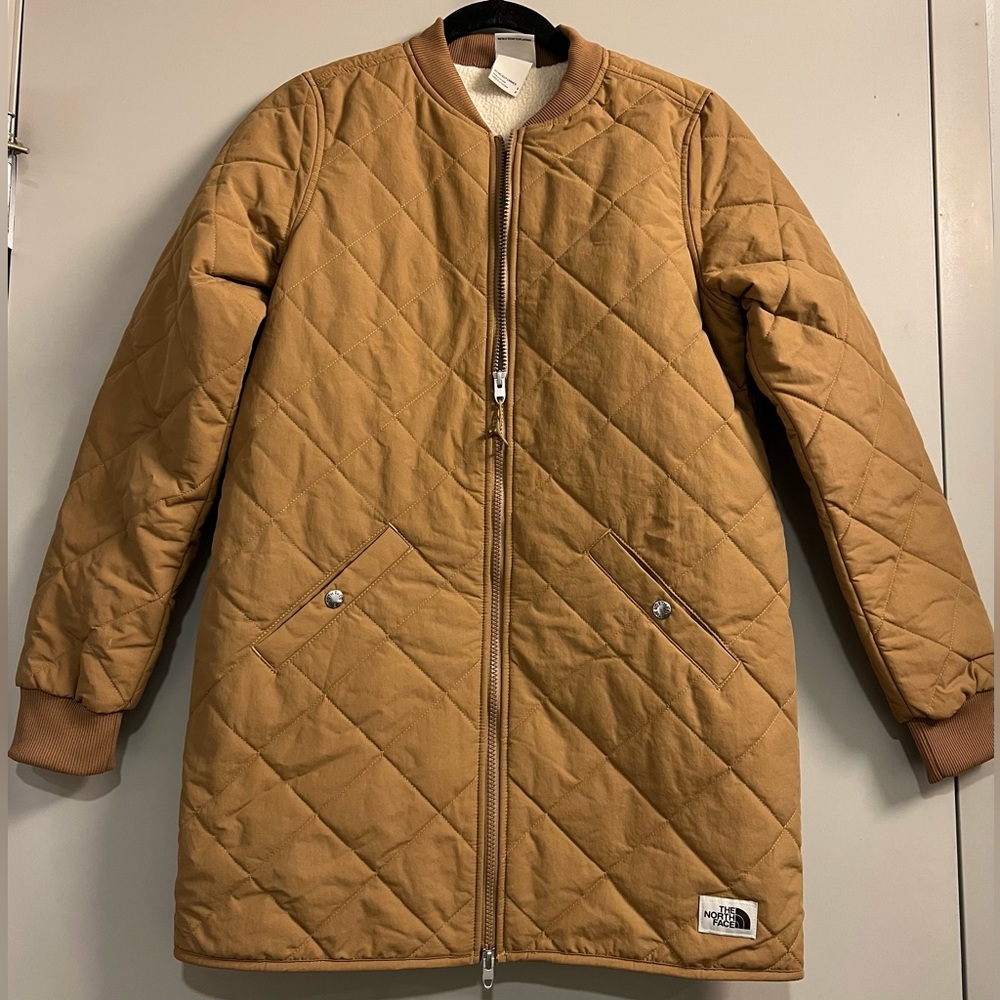 North Face Quilted Sherpa Coat